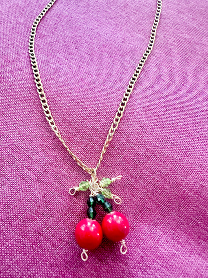 Cherries Necklace